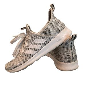 Adidas CloudFoam Tennis Shoes, Size 6.5, Gray